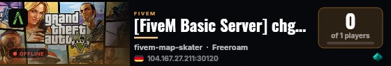 [FiveM Basic Server] chghalrp live status badge