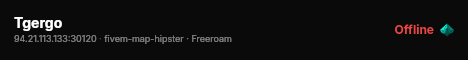 Tgergo live status badge