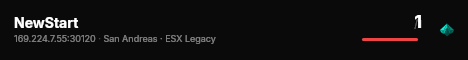 NewStart live status badge