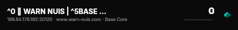 ^0 🔨 WARN NUIS | ^5BASE CORE live status badge