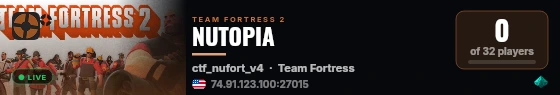 NUTOPIA live status badge