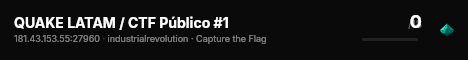 QUAKE LATAM / CTF Público #1 live status badge