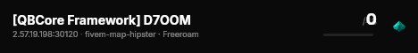 [QBCore Framework] D7OOM live status badge