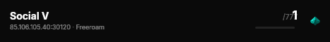 Social V live status badge