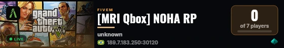 [MRI Qbox] NOHA RP live status badge