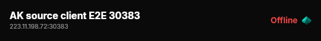 AK source client E2E 30383 live status badge