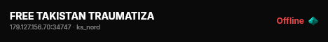 FREE TAKISTAN TRAUMATIZA live status badge
