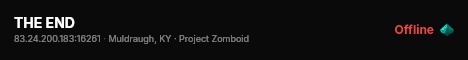 THE END live status badge