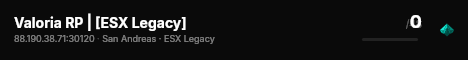 Valoria RP | [ESX Legacy] live status badge