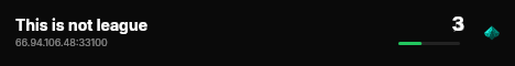 This is not league live status badge