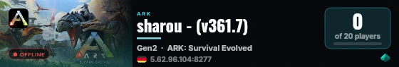 sharou - (v361.7) live status badge