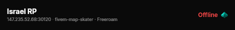Israel RP live status badge