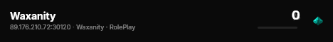 Waxanity live status badge