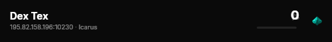 Dex Tex live status badge
