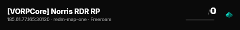 [VORPCore] Norris RDR RP live status badge