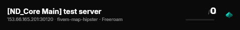 [ND_Core Main] test server live status badge