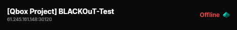 [Qbox Project] BLACKOuT-Test live status badge