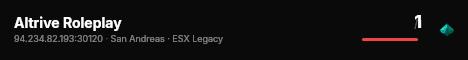 Altrive Roleplay live status badge