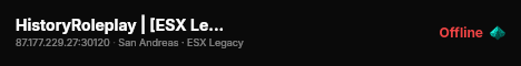 HistoryRoleplay | [ESX Legacy] live status badge