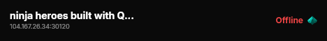ninja heroes built with QBCore Framework by JericoFx & Kakarot & Hamy! live status badge