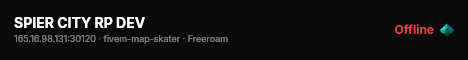 SPIER CITY RP DEV live status badge