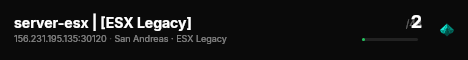 server-esx | [ESX Legacy] live status badge