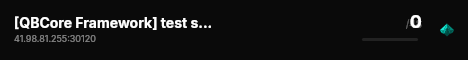 [QBCore Framework] test server live status badge