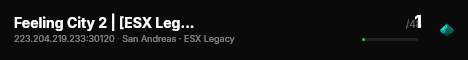 Feeling City 2 | [ESX Legacy] live status badge