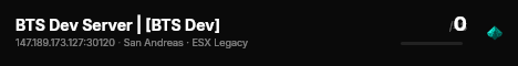 BTS Dev Server | [BTS Dev] live status badge