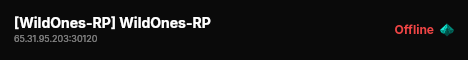 [WildOnes-RP] WildOnes-RP live status badge