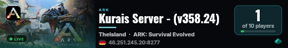 Dinowelt01 - (v358.24) live status badge