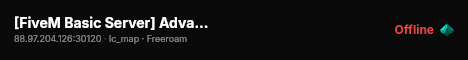 [FiveM Basic Server] Advanced Sneaks live status badge