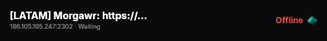 [LATAM] Morgawr: https://discord.gg/D4d3d3ekce live status badge