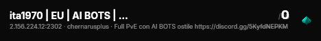 ita1970 | EU | AI BOTS | Full PvE live status badge