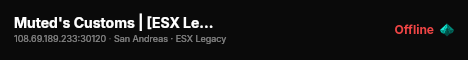 Muted's Customs | [ESX Legacy] live status badge