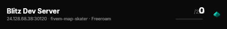 Blitz Dev Server live status badge
