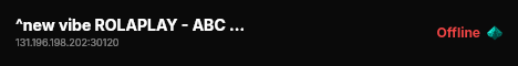 ^new vibe ROLAPLAY - ABC #2K ✨ live status badge