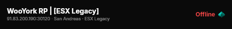 WooYork RP | [ESX Legacy] live status badge
