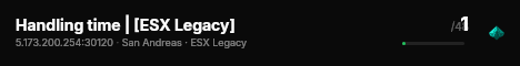 Handling time | [ESX Legacy] live status badge