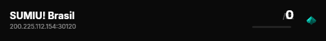 SUMIU! Brasil live status badge
