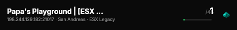 Papa's Playground | [ESX Legacy] live status badge