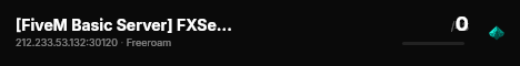 [FiveM Basic Server] FXServer live status badge