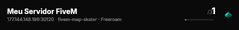 Meu Servidor FiveM live status badge