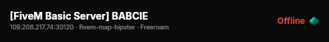 [FiveM Basic Server] BABCIE live status badge