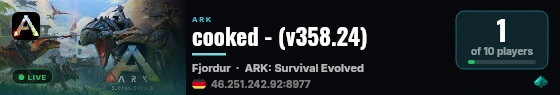 cooked - (v358.24) live status badge