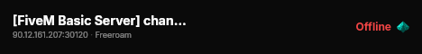 [FiveM Basic Server] change-me live status badge