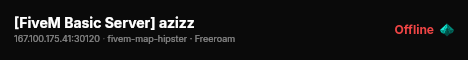 [FiveM Basic Server] azizz live status badge