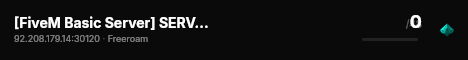 [FiveM Basic Server] SERVER-TEST live status badge