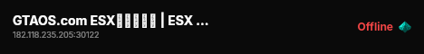 GTAOS.com ESX宵夜测试服 | ESX Legacy Server live status badge
