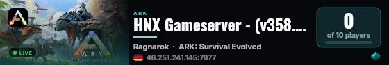 HNX Gameserver - (v358.24) live status badge
